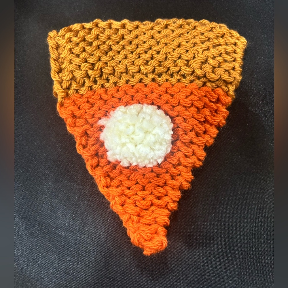 NWOT Pumpkin Pie Knit Dog Bandana